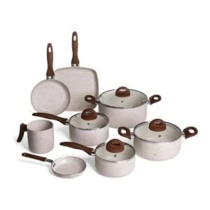 Jogo de panelas antiaderente 8 peças Vanilla Brinox